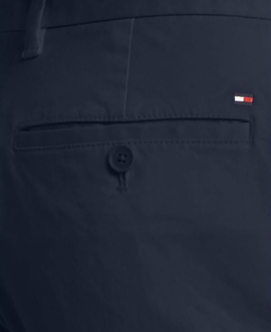 Tommy Hilfiger Custom Fit Stretch Signature Stripe Chinos in Navy Blaze