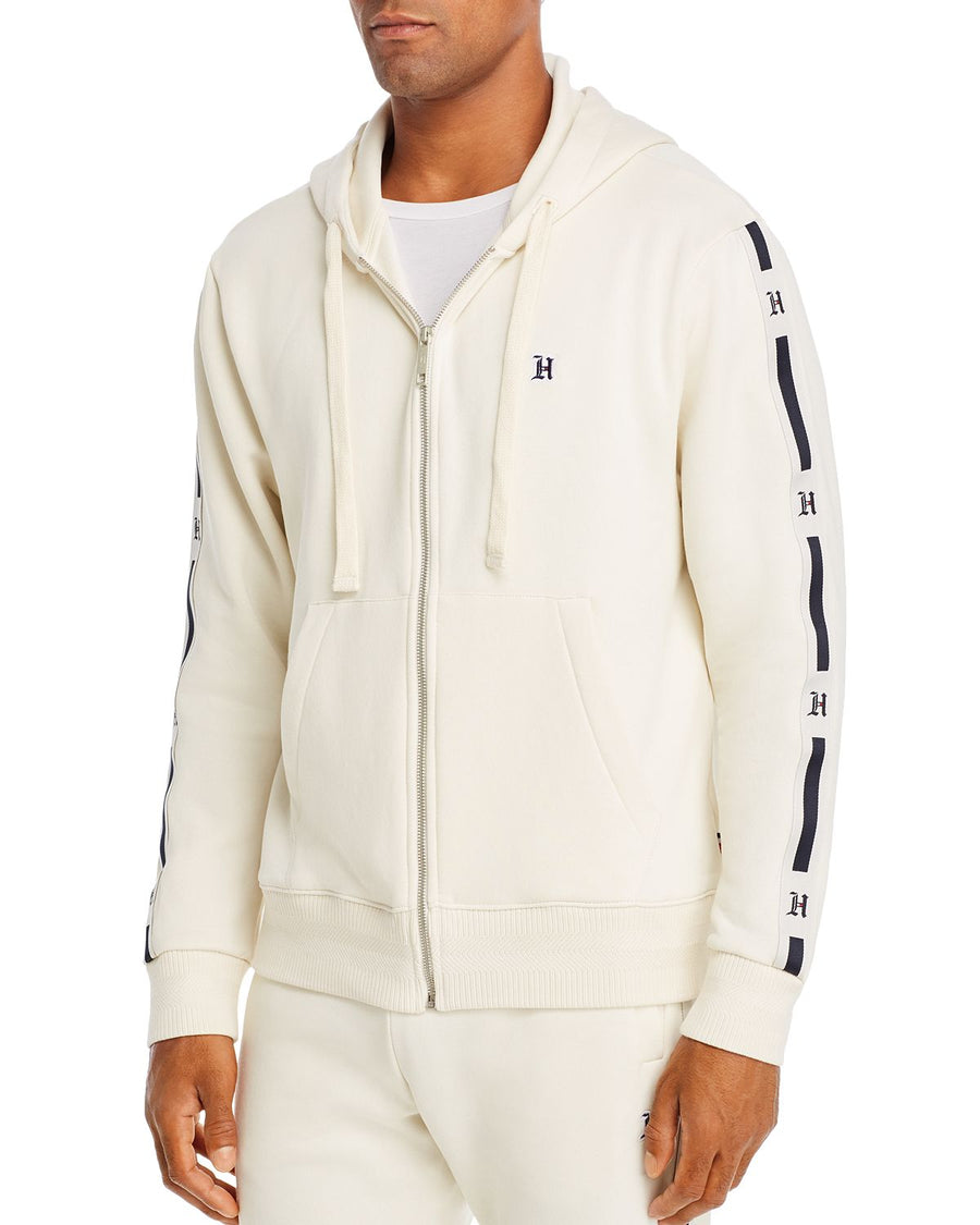 Tommy Hilfiger Embroidered Logo Hoodie Turtledove