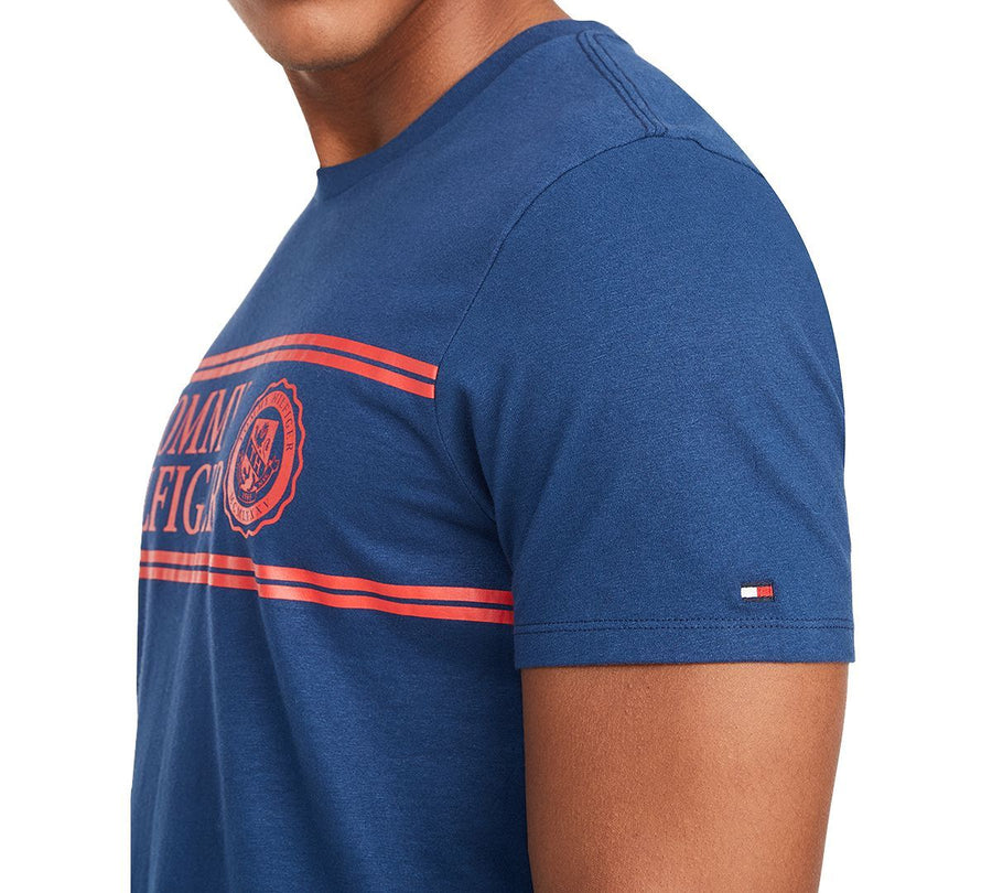 Tommy Hilfiger Ivy Logo Graphic T-shirt Blue Depths