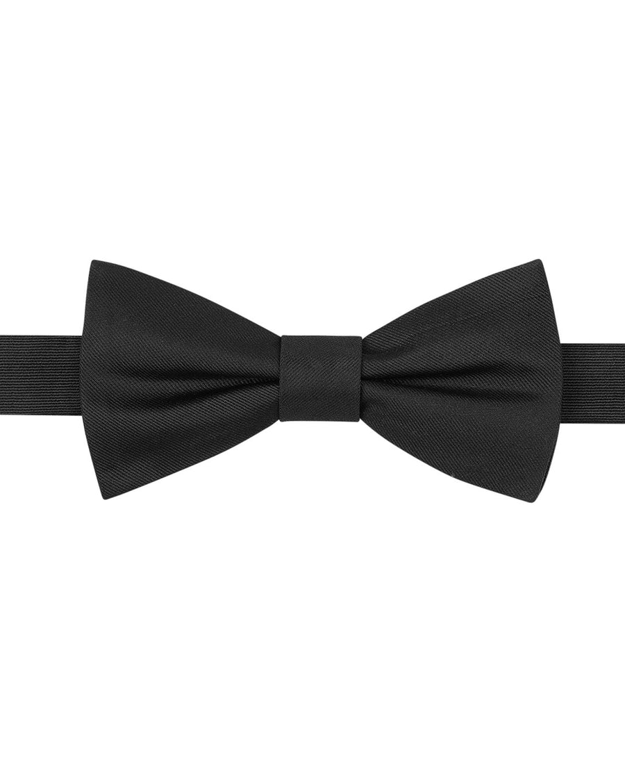 Tommy Hilfiger Pre-tied Solid Bow Tie Black