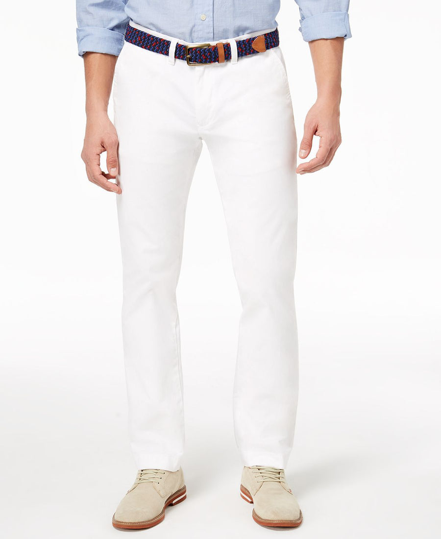 Tommy Hilfiger Th Flex Stretch Custom-fit Chino Pant Classic White