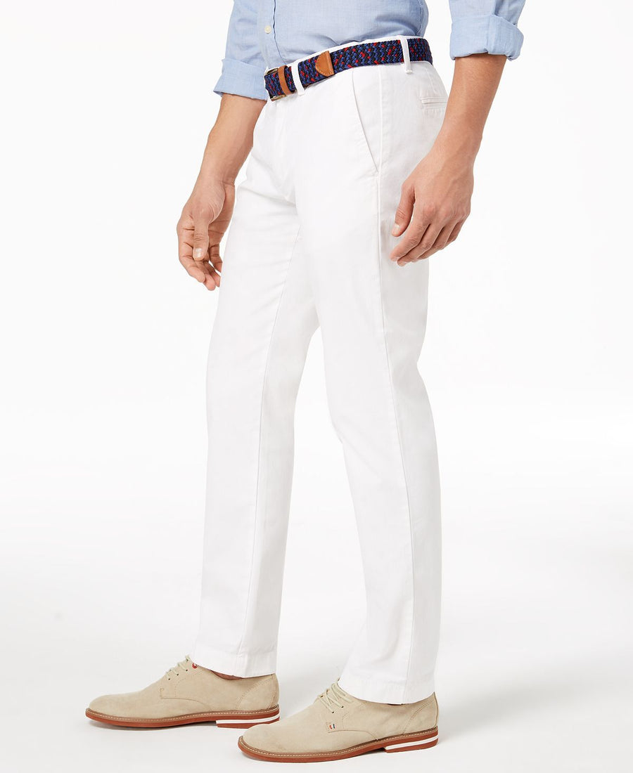 Tommy Hilfiger Th Flex Stretch Custom-fit Chino Pant Classic White