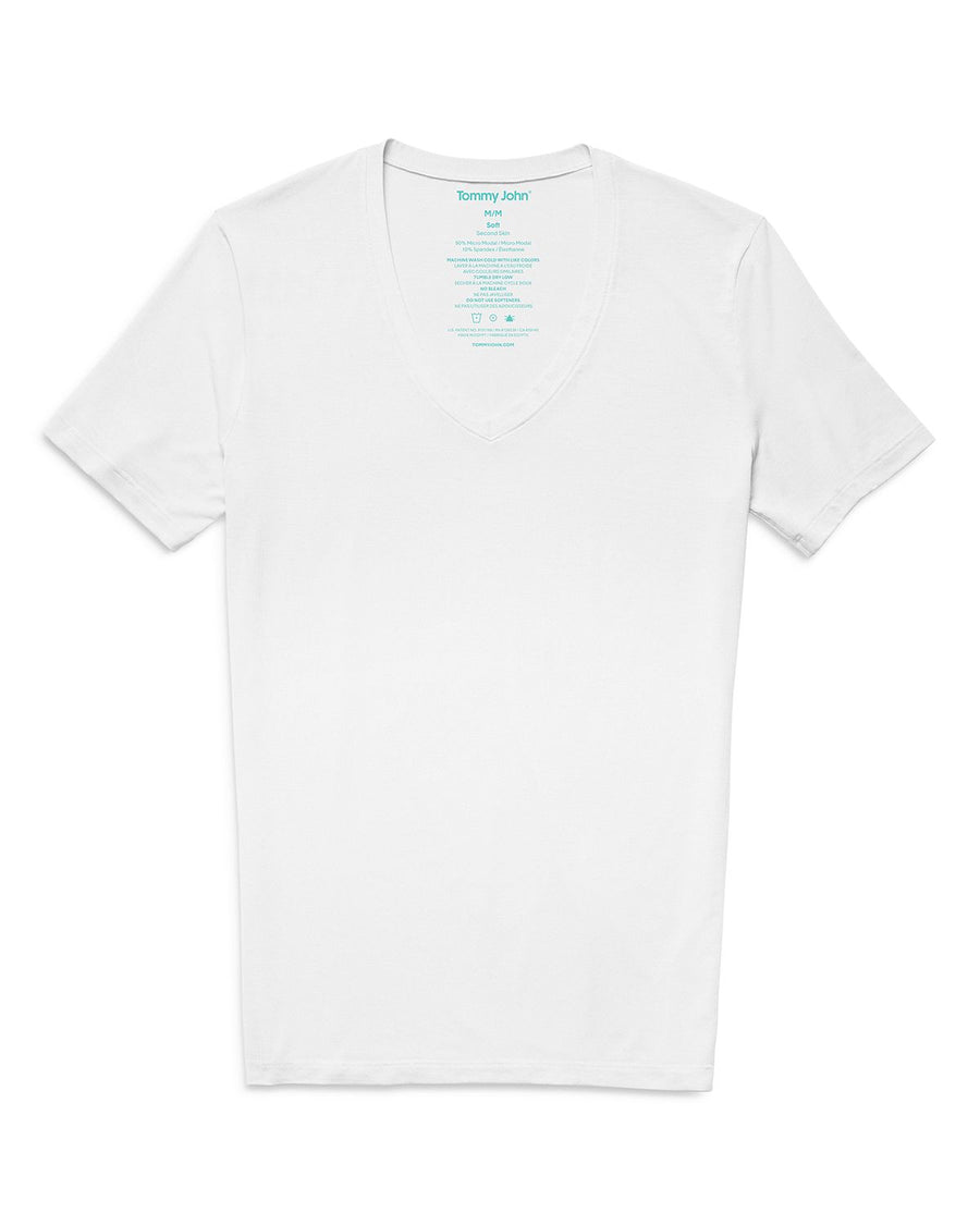 Tommy John Second Skin Crewneck Tee WHITE