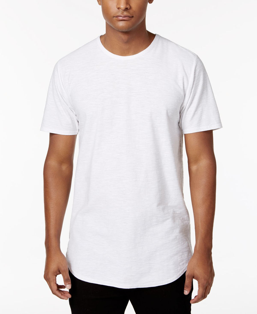 Topson Downs Topson Down Centerback Seam Curved Hem Tall Tee White