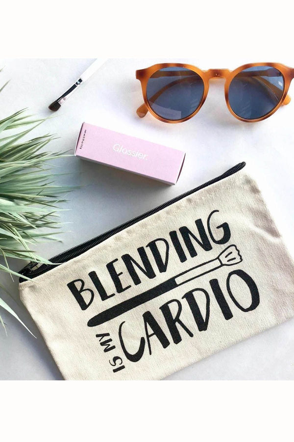 Towne9 Blending is My Cardio Zip Pouch