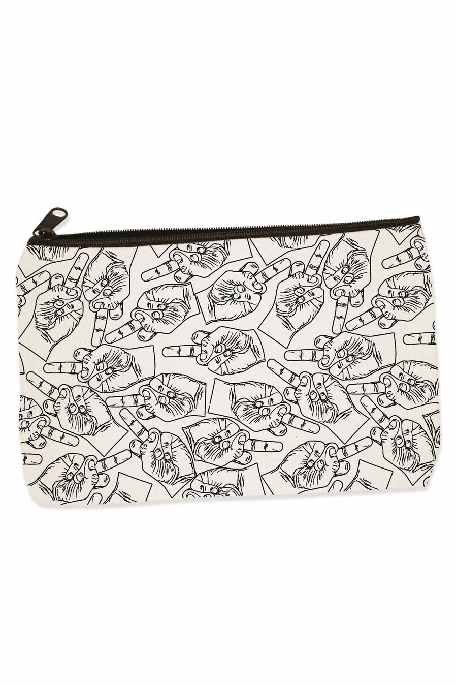 Towne9 Dont Tell Me to Smile Zip Pouch