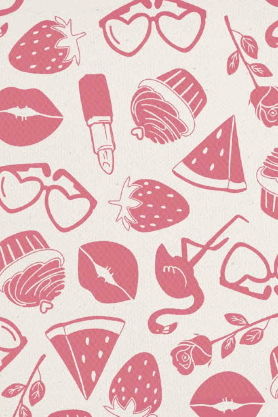 Towne9 Pink Things Zip Pouch
