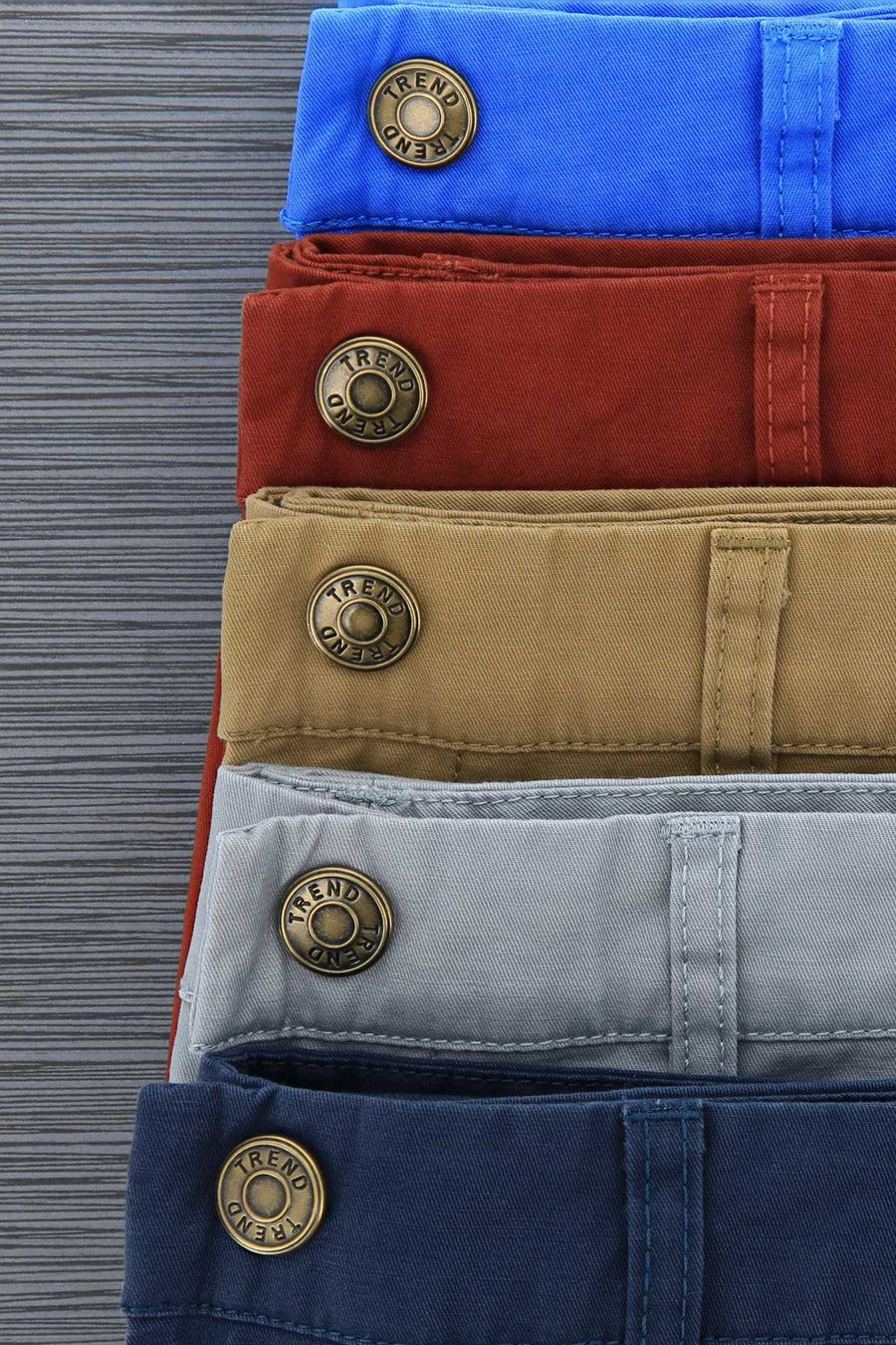 Trend Blue Washed Chino Short