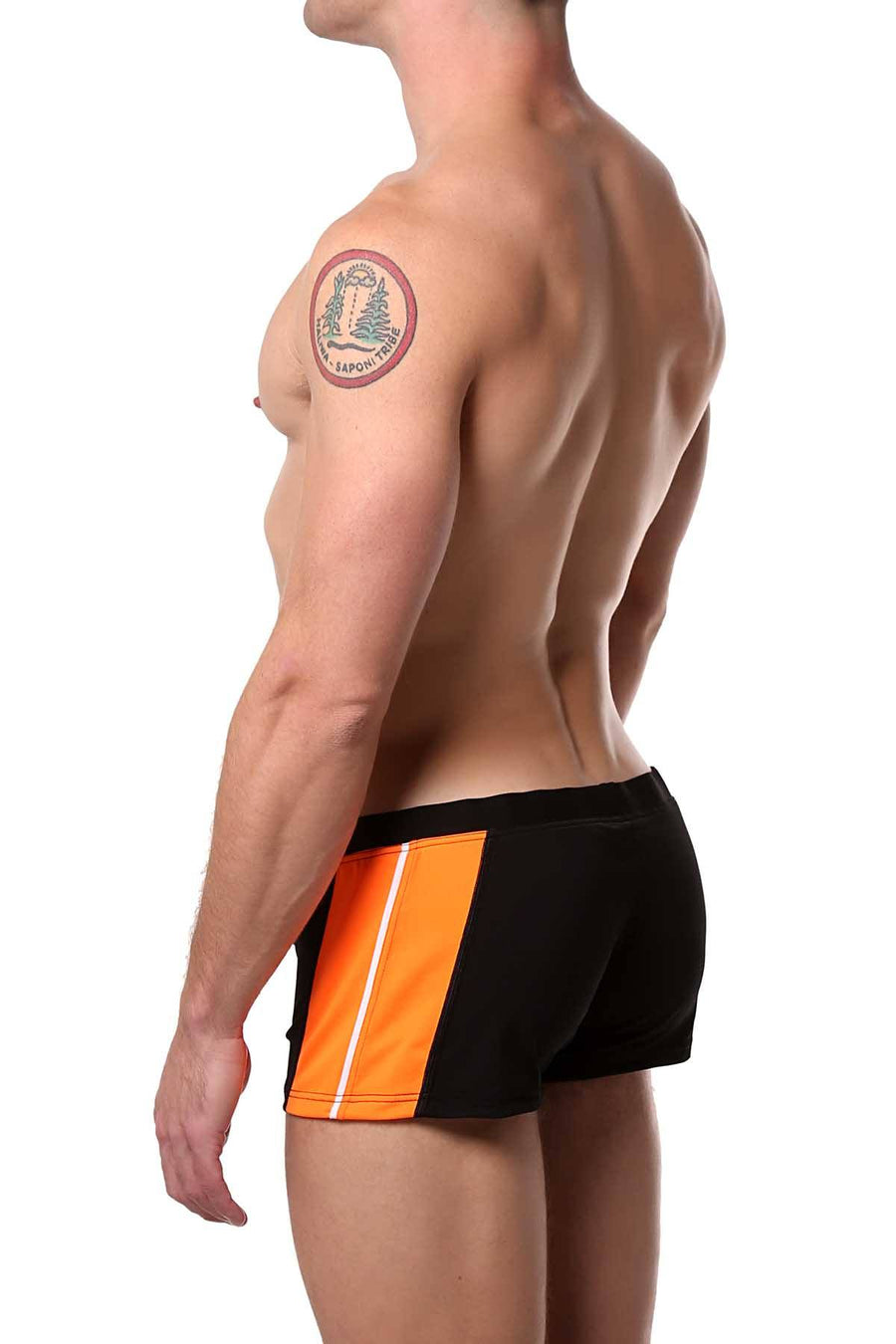 Tribe Black/Orange Caribbean Trunk