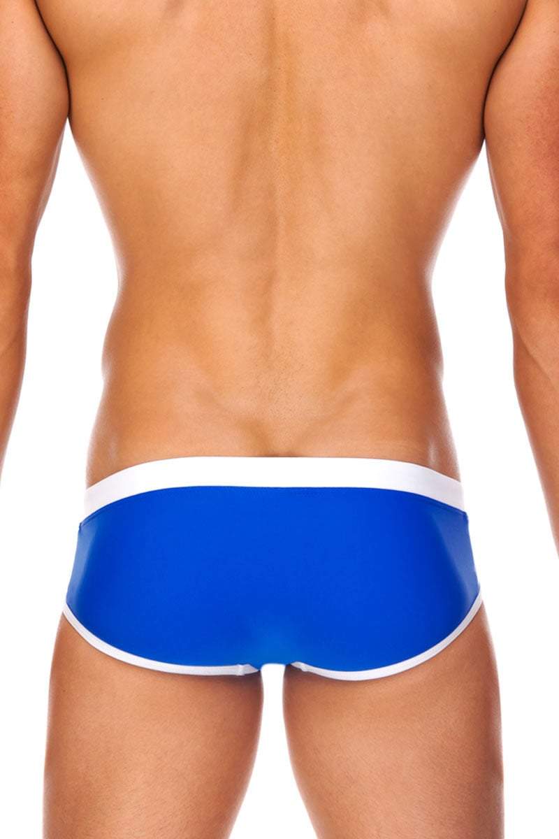 Tribe Cobalt & White Indian Lo Rise Swim Brief