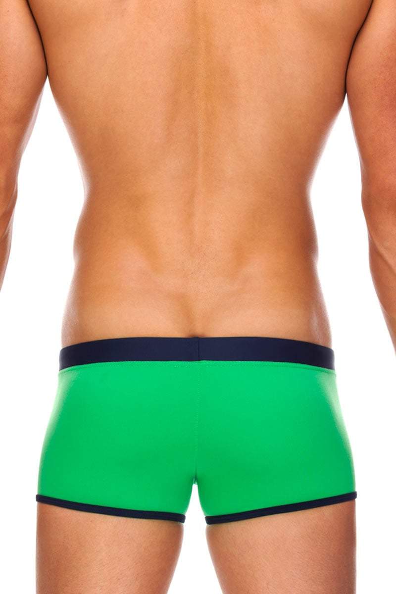 Tribe Green & Navy Indian Swim Trunk