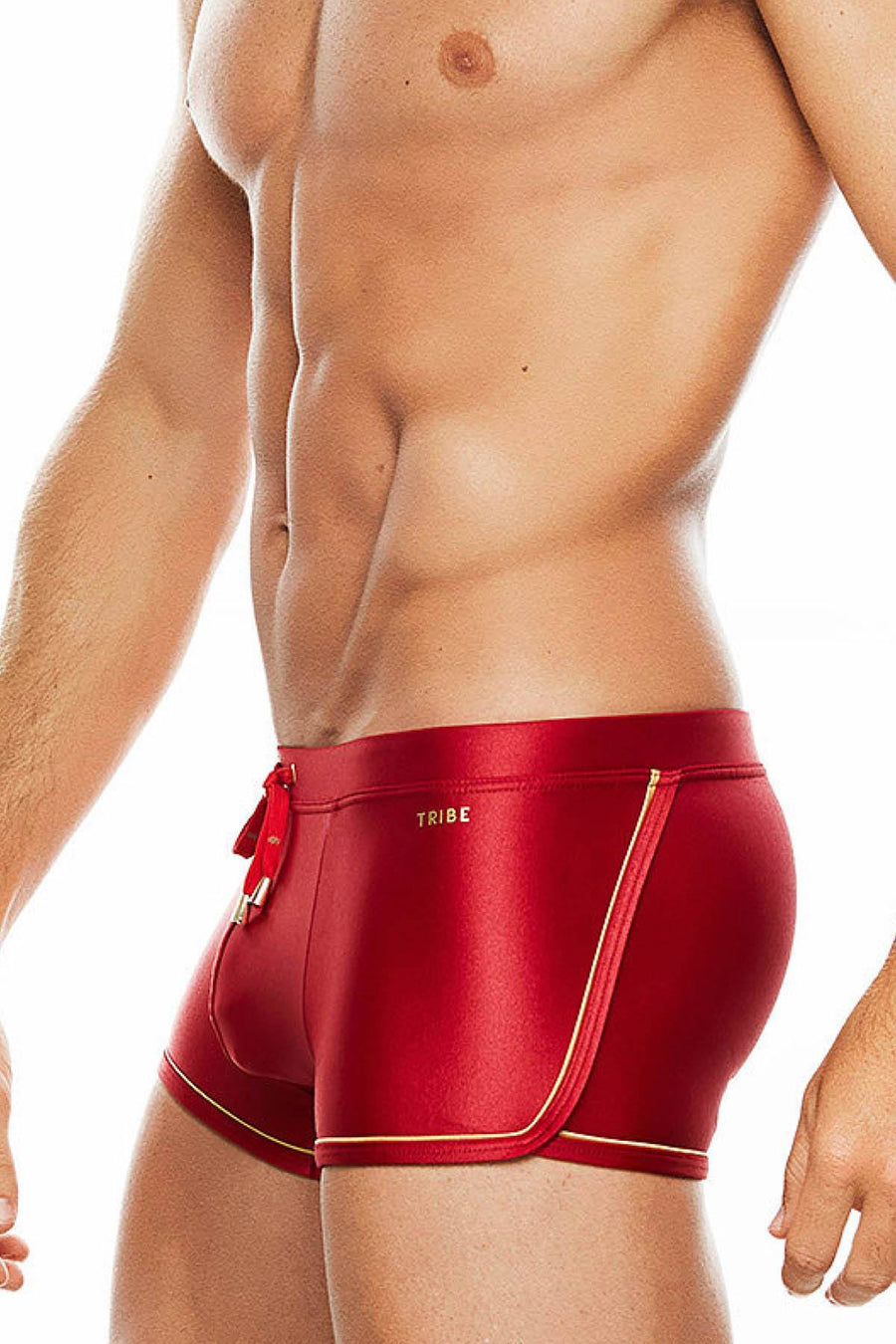 Tribe Lava-Red/Gold Monte Carlo Swim Trunk