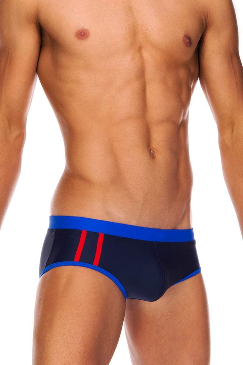 Tribe Navy & Cobalt Indian Swim Boy Brief