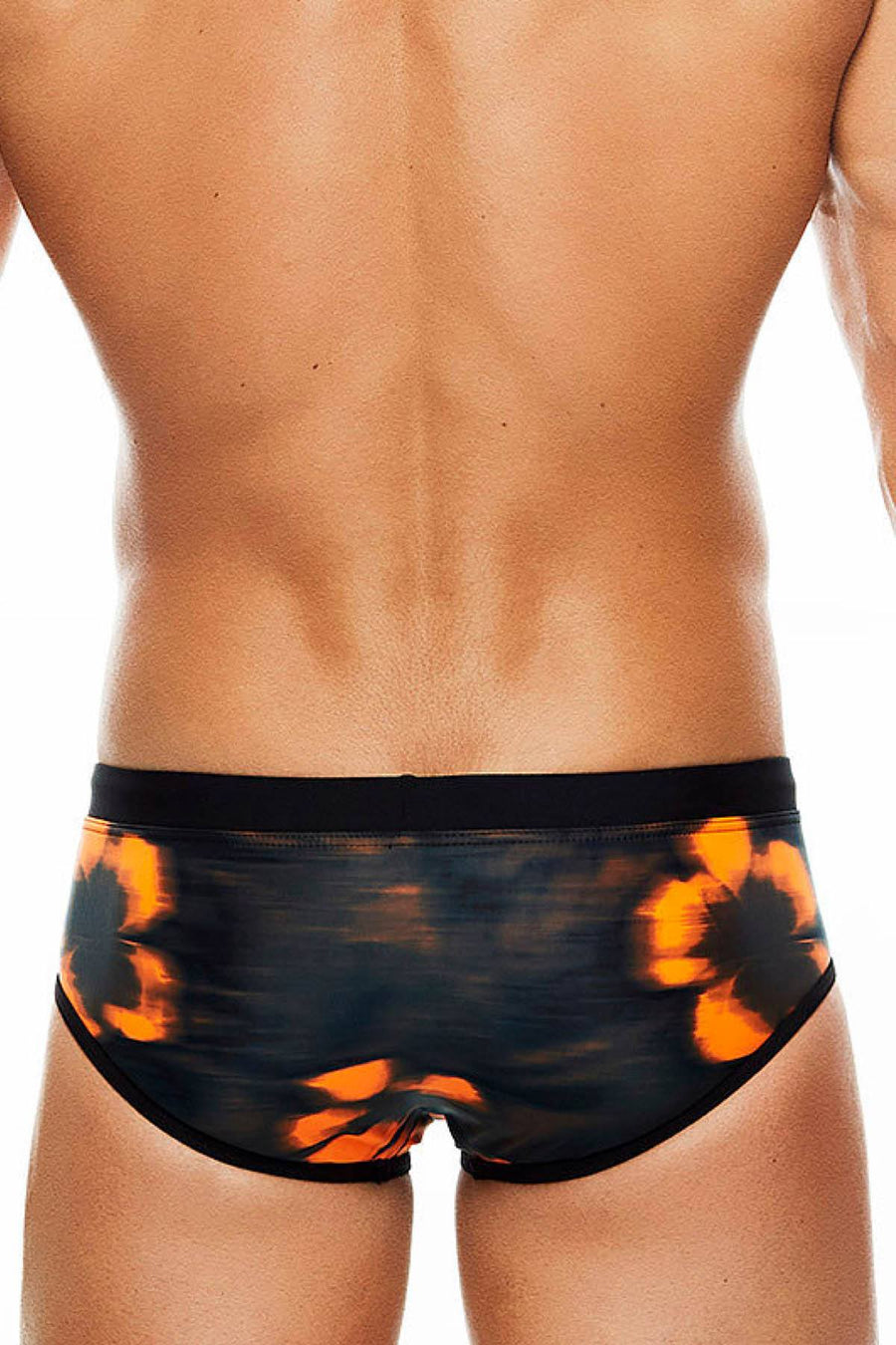 Tribe Orange/Black Miami Swim Boy-Brief