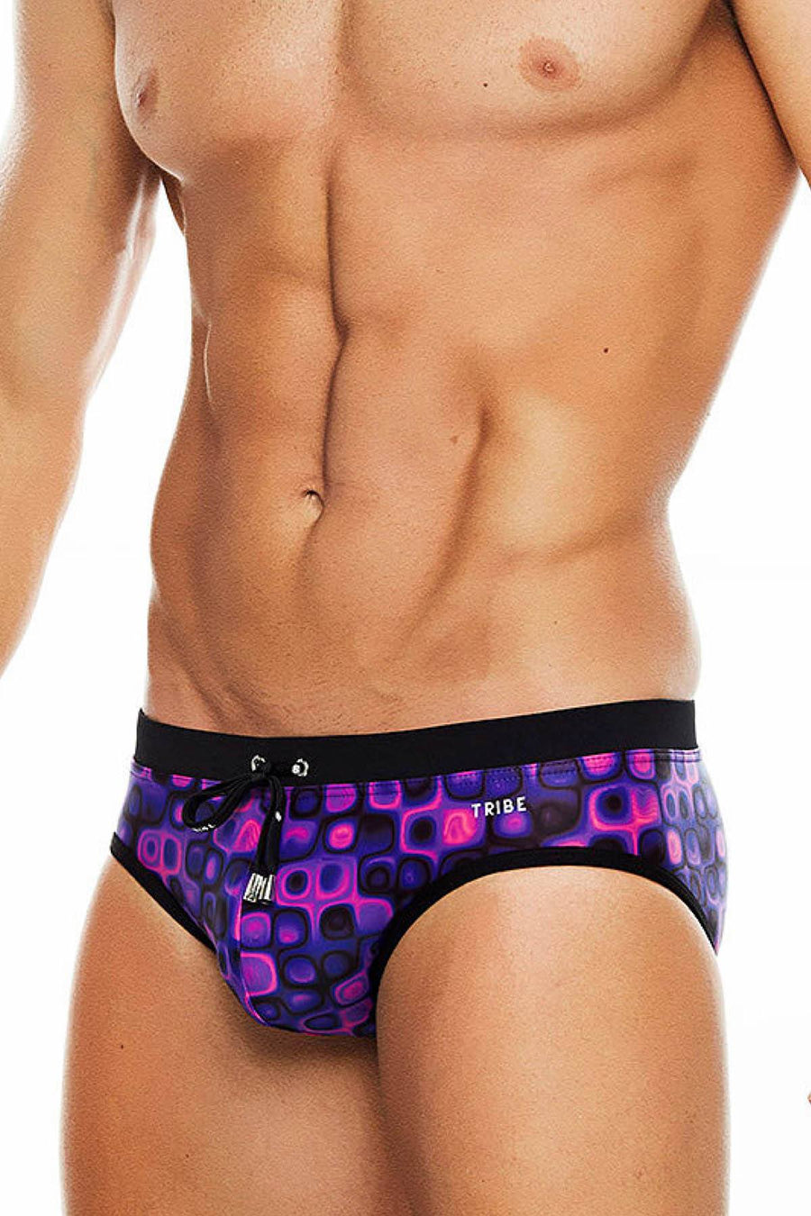 Tribe Pink/Black Cancun Swim Boy-Brief