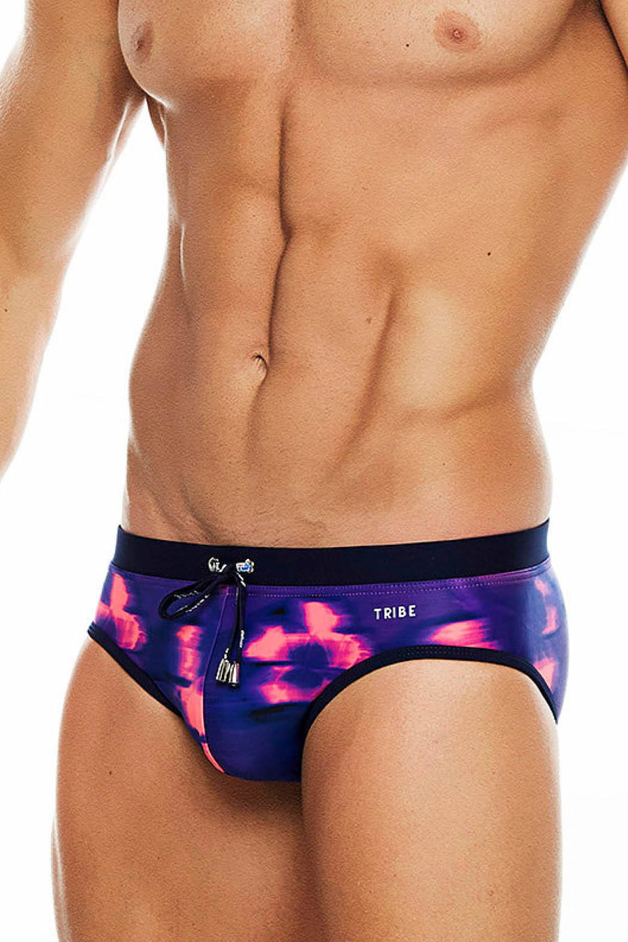 Tribe Pink/Navy Maldives Low-Rise Swim Brief