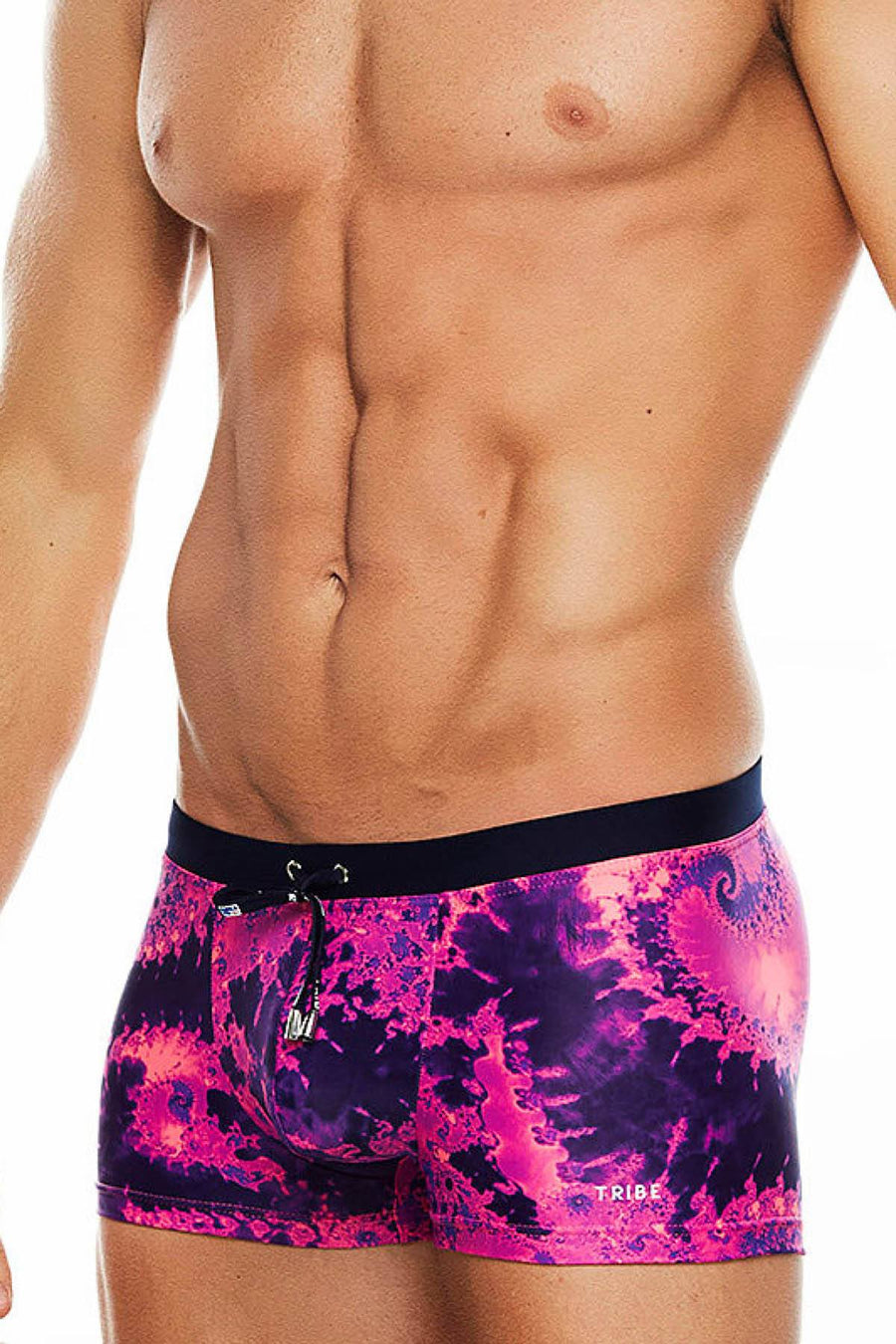 Tribe Pink/Navy Maldives Swim Trunk
