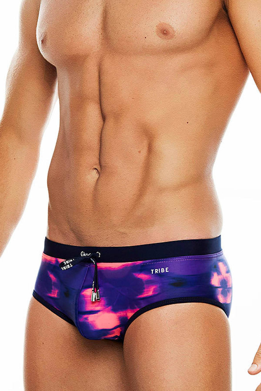 Tribe Pink/Navy Miami Swim Boy-Brief