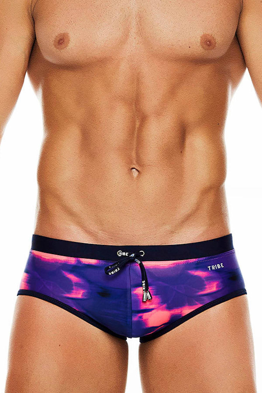 Tribe Pink/Navy Miami Swim Boy-Brief