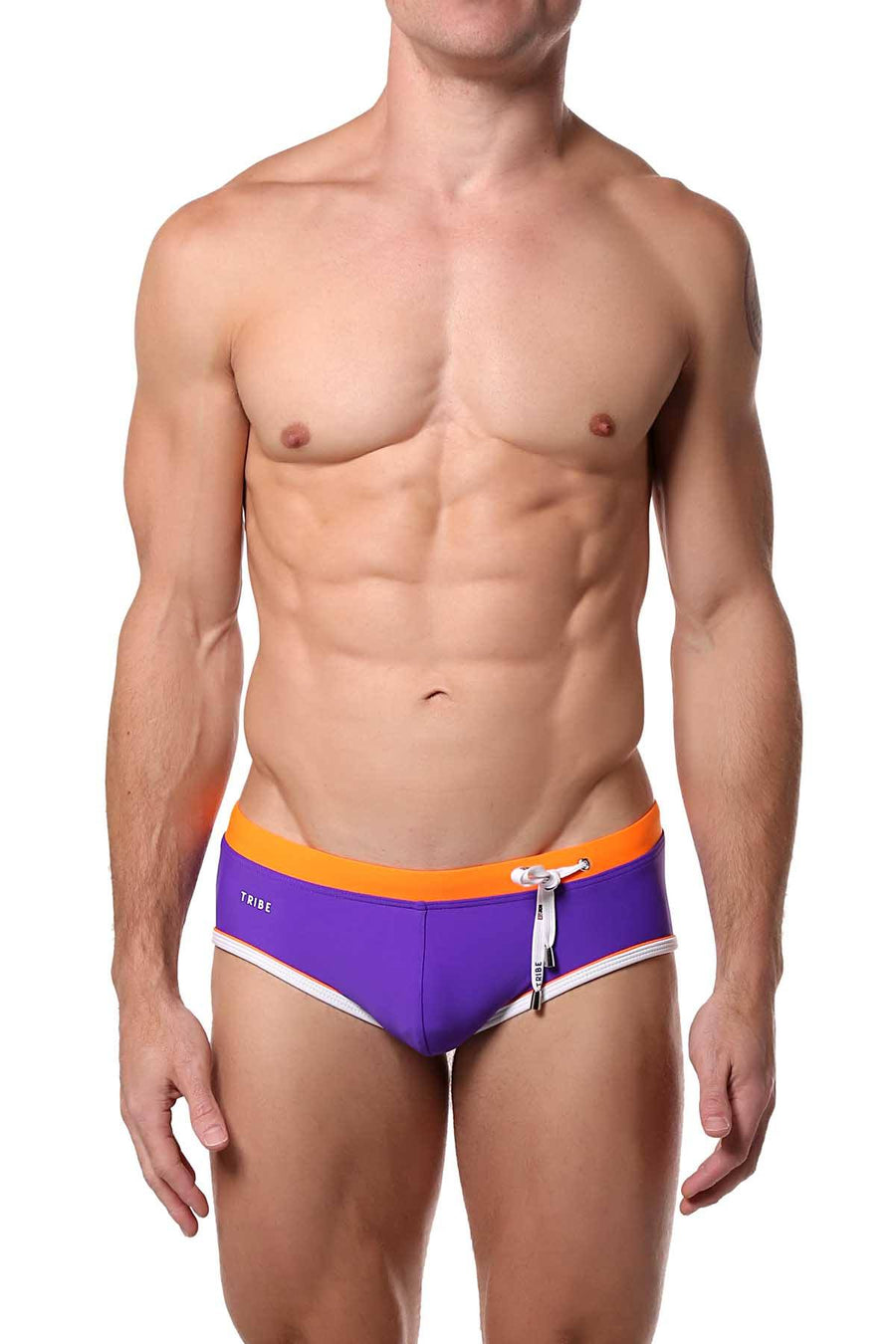 Tribe Purple/Orange Oceanic Swim Boy-Brief