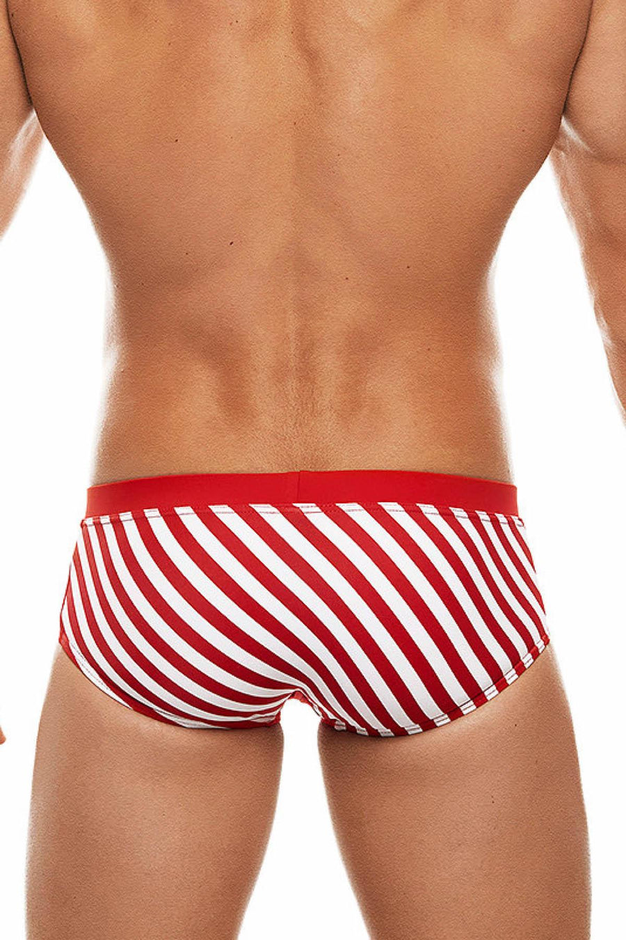 Tribe Red/White 08 Saint Tropez Swim Boy-Brief
