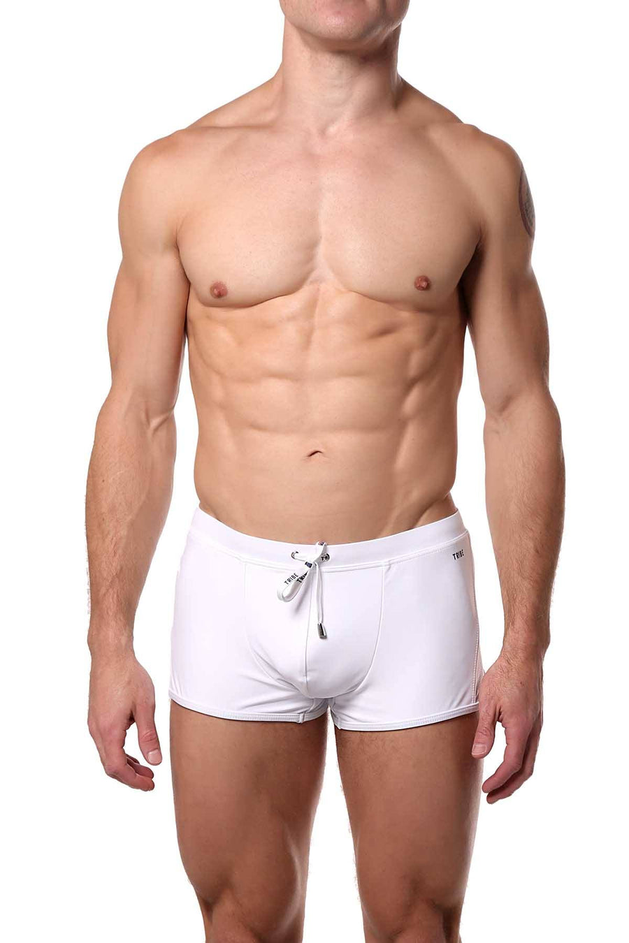 Tribe White Amalfi Swim Trunk