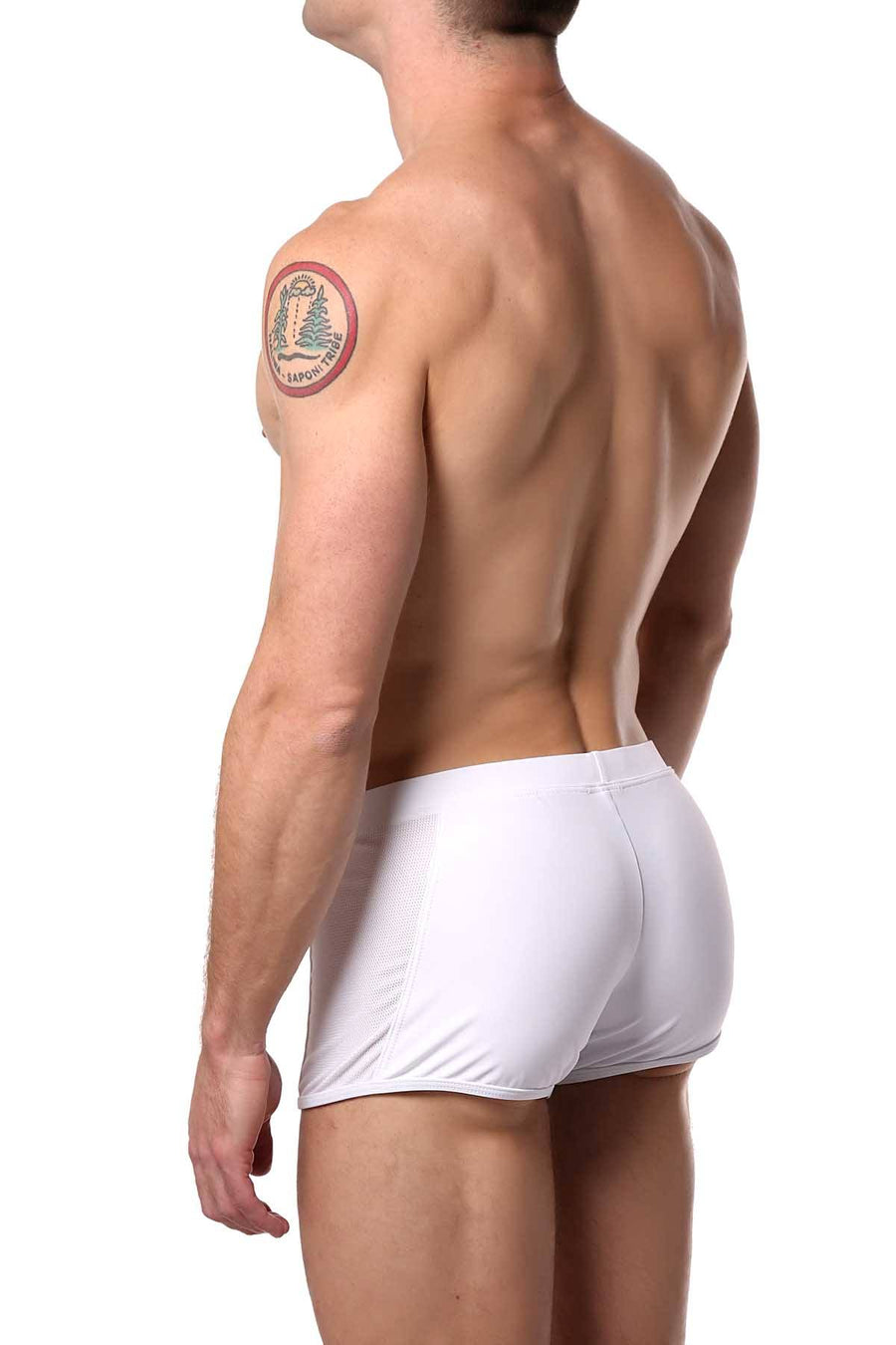 Tribe White Amalfi Swim Trunk