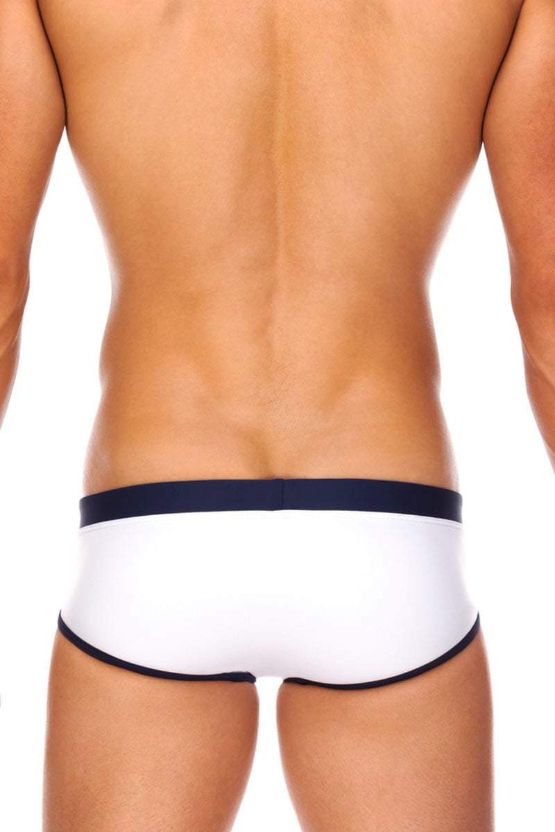 Tribe White & Navy Indian Swim Boy Brief