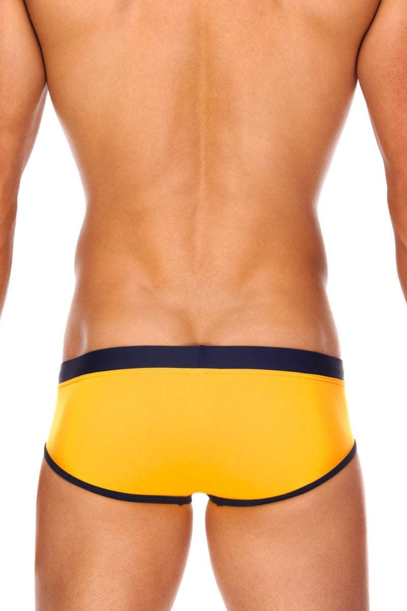 Tribe Yellow & Navy Indian Swim Boy Brief