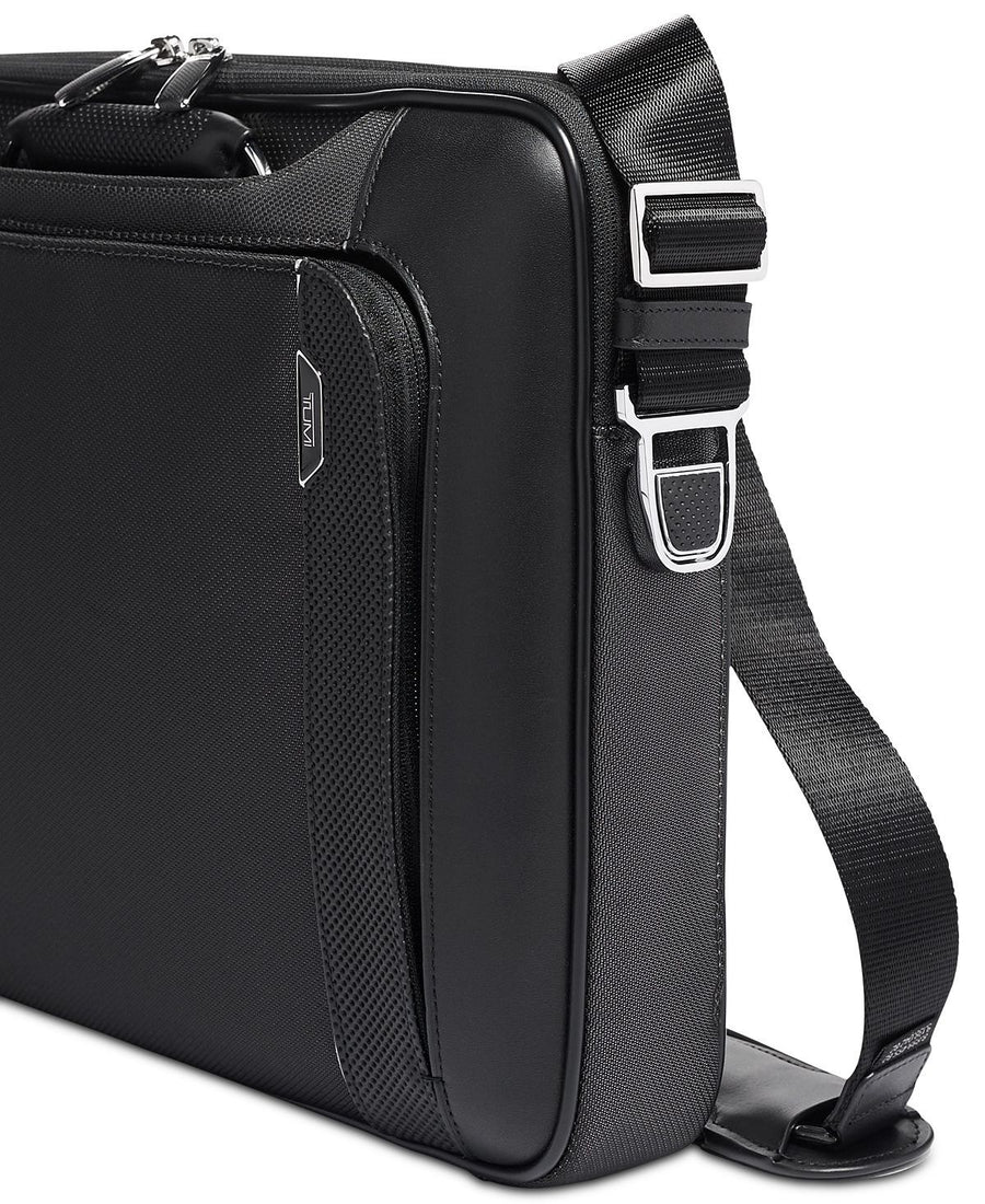 Tumi Hannover Slim Briefcase Silver
