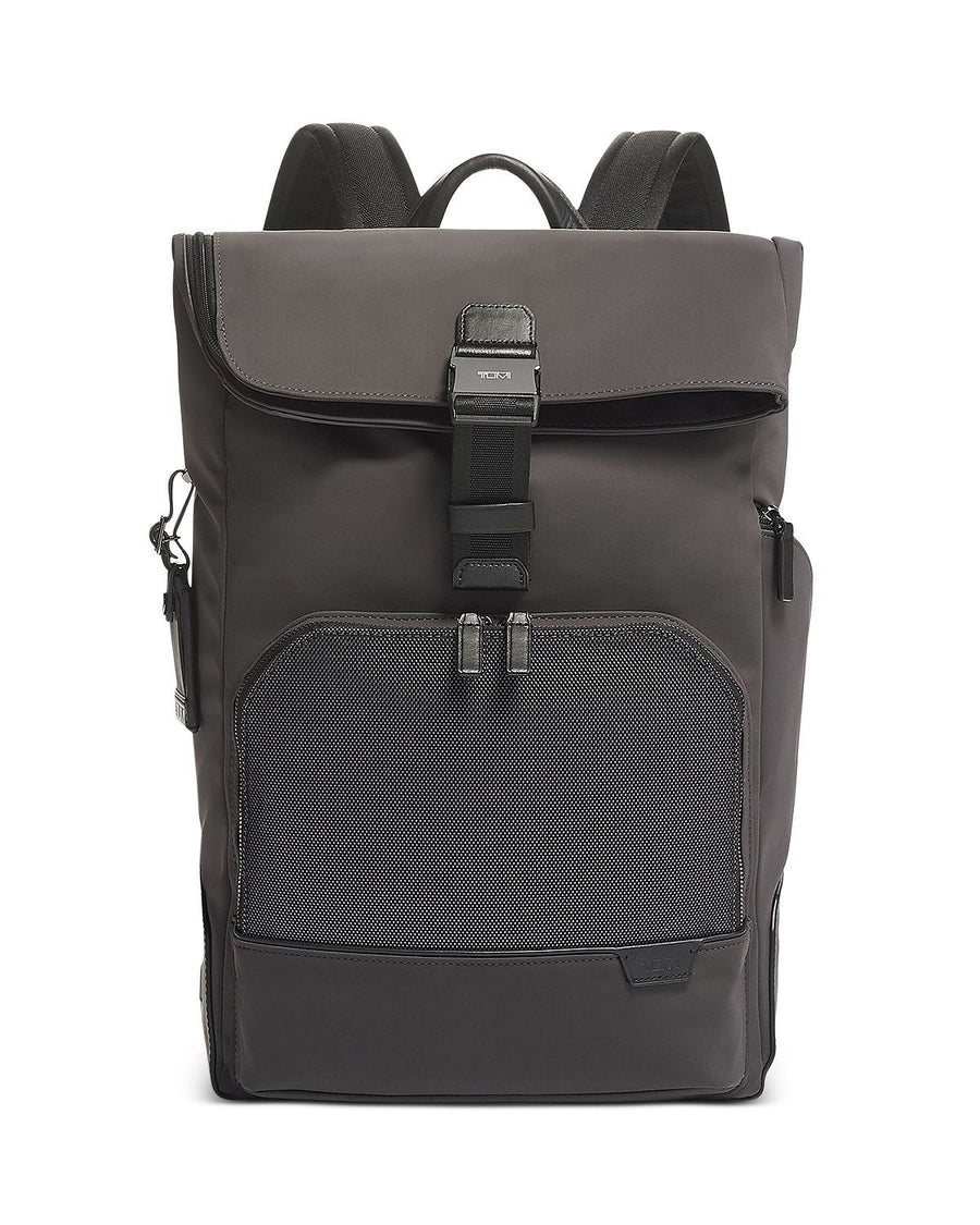 Tumi Harrison Osborn Roll Top Backpack Reflective Iron