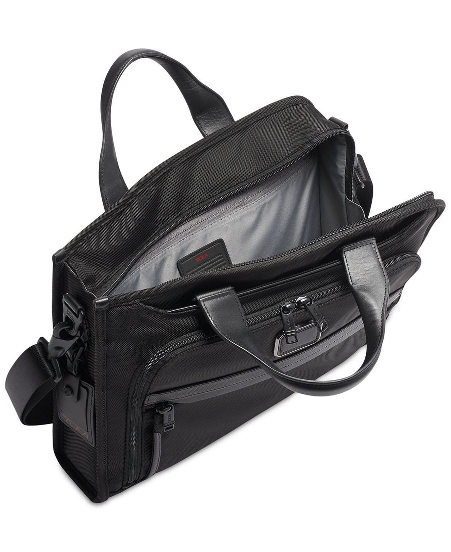 Tumi Slim Deluxe Portfolio Black