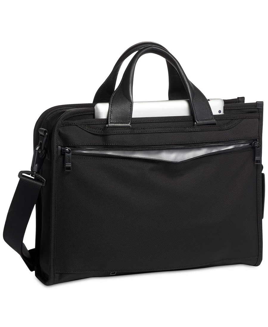 Tumi Slim Deluxe Portfolio Black