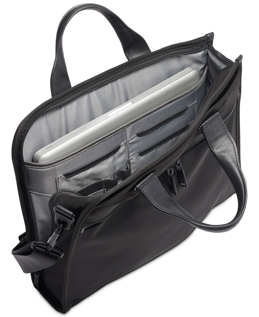 Tumi Slim Deluxe Portfolio Black