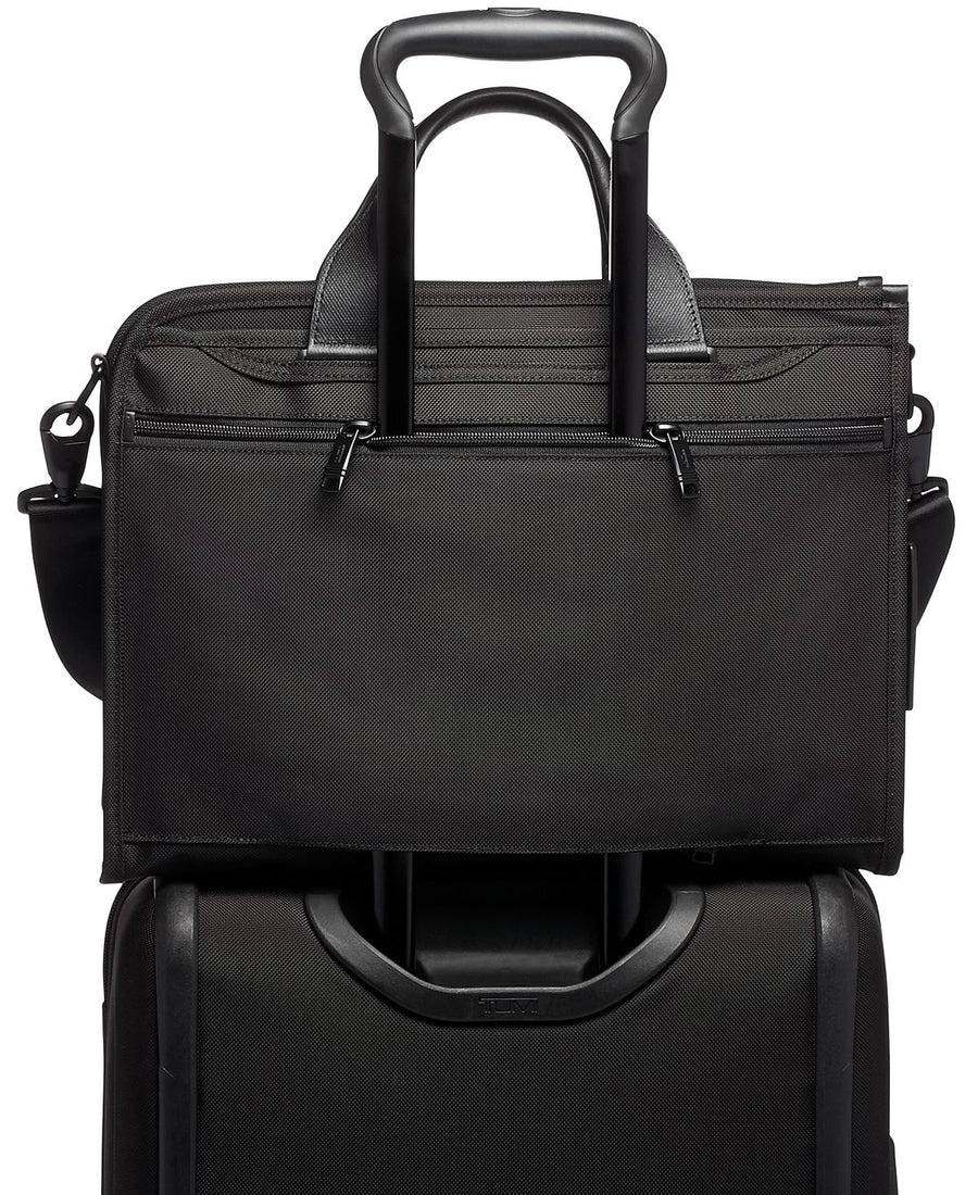 Tumi Slim Deluxe Portfolio Black