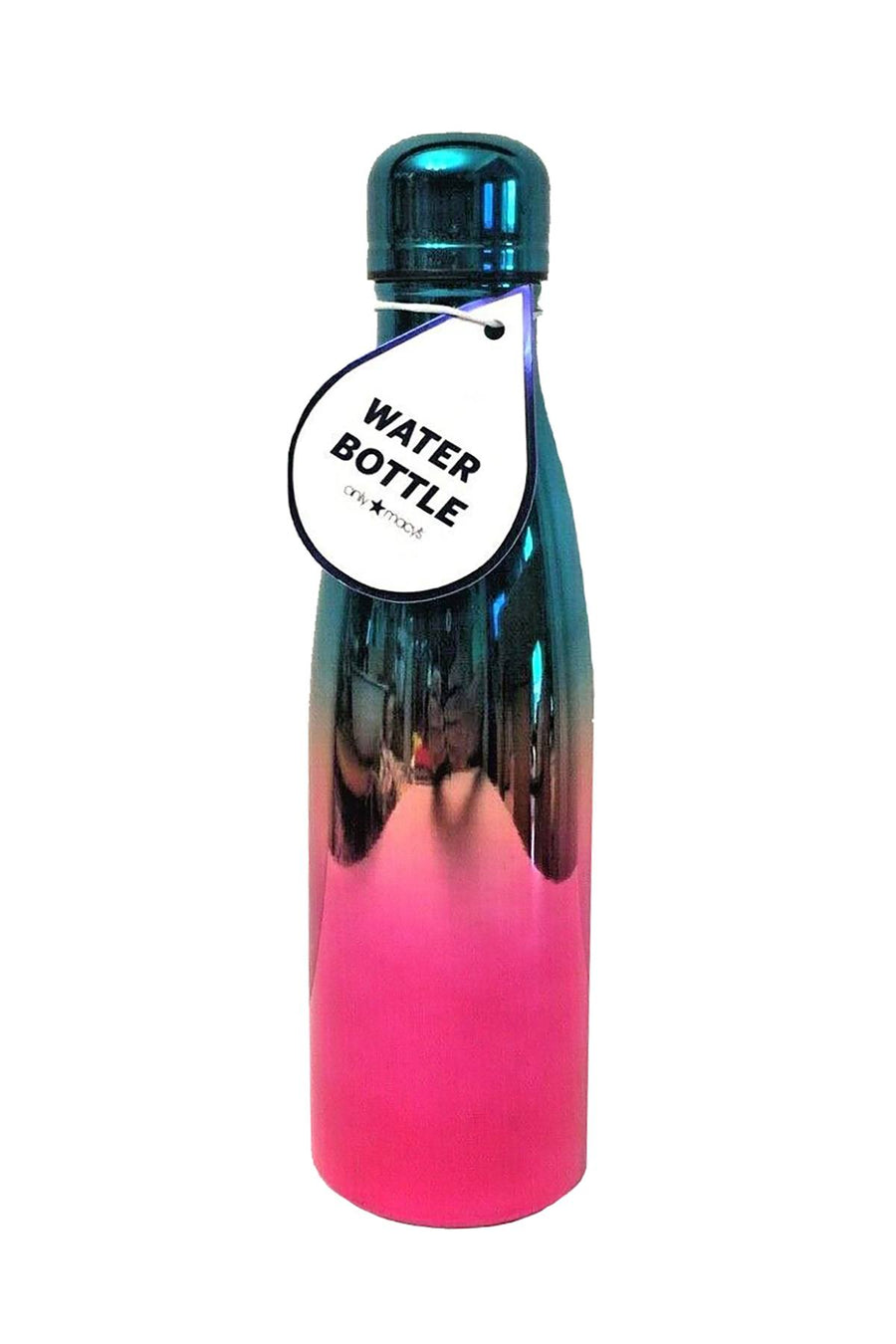 TwelveNYC Green & Pink Ombre Double Wall Stainless Steel Water Bottle