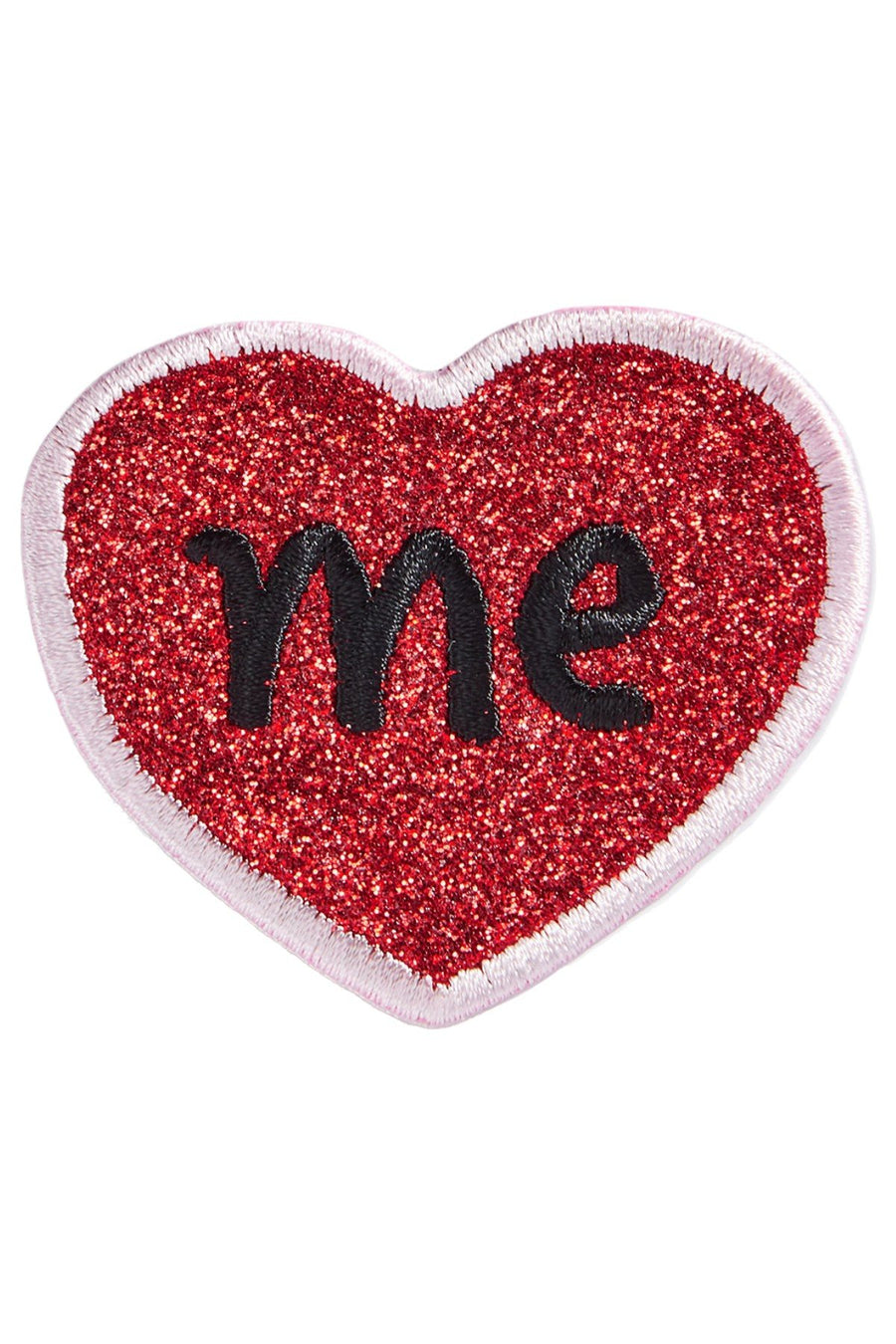TwelveNYC Red/Multi 2-Pc Eye-Heart-Me Embroidered Adhesive Patches