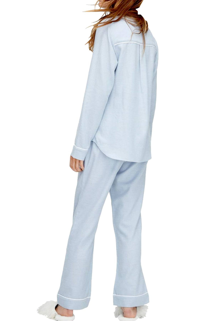 UGG Ocean-Mist Raven Herringbone Pajama Set