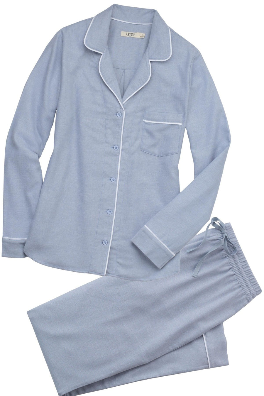UGG Ocean-Mist Raven Herringbone Pajama Set