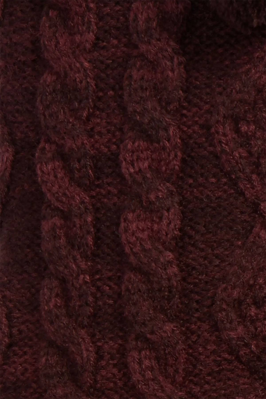 UGG Pom Pom Fleece Lined Socks in Port