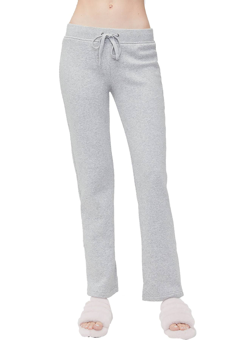 UGG Seal-Heather Penny Solid Fleece Lounge Pant