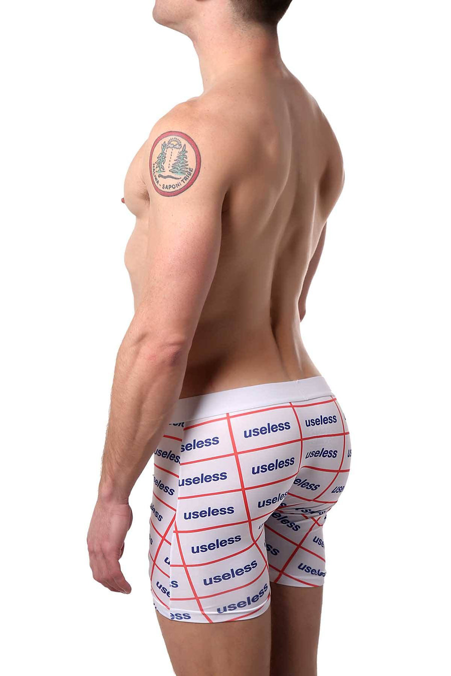 UNZ White Useless Boxer Brief