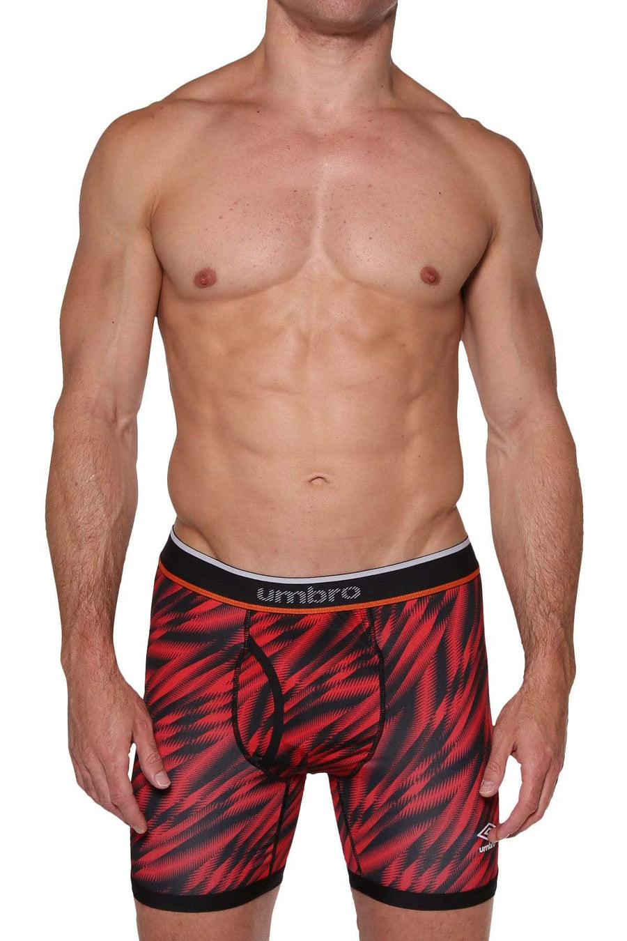 Umbro Red/Black Performance Boxer Brief