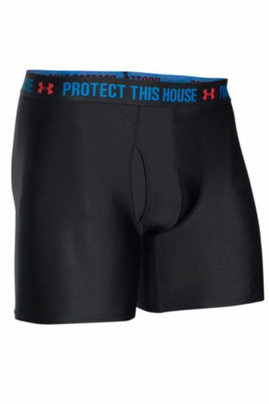 Under Armour Black/Blue Verbiage Original Series Boxer Brief