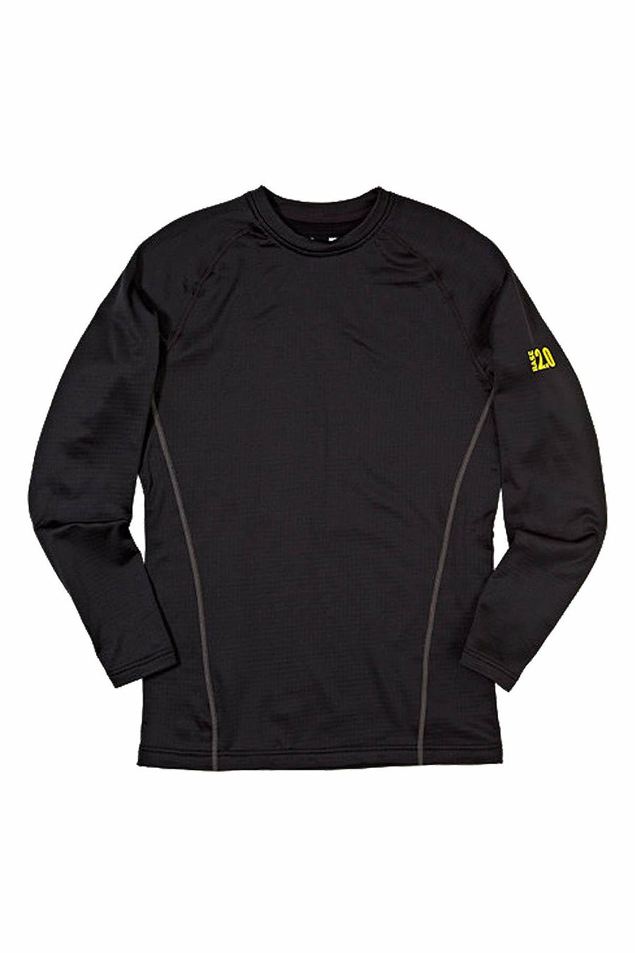 Under Armour Black Cold-Gear Base 2.0 Crew-Neck Long-Sleeve Tee