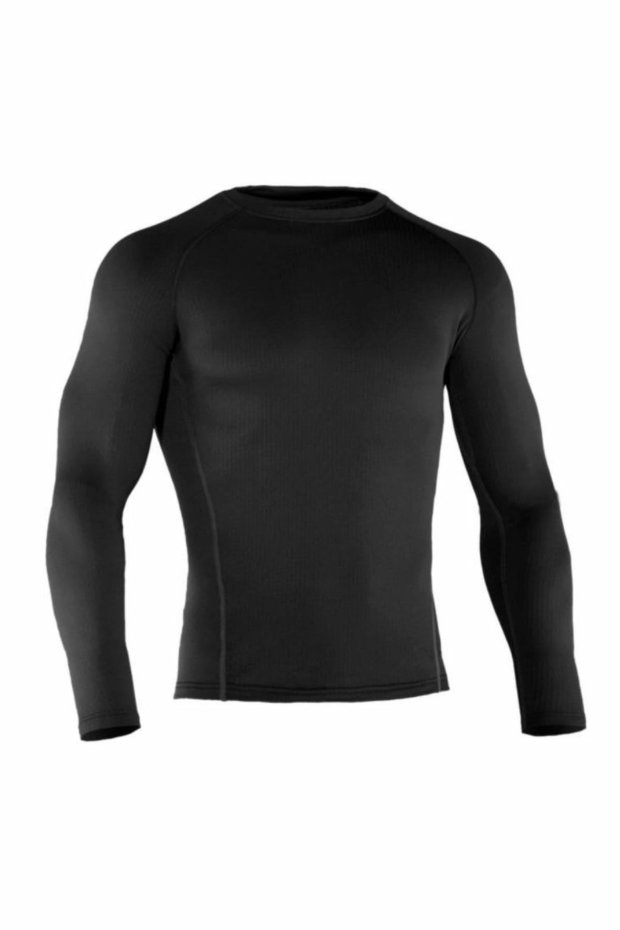 Under Armour Black Cold-Gear Base 2.0 Crew-Neck Long-Sleeve Tee