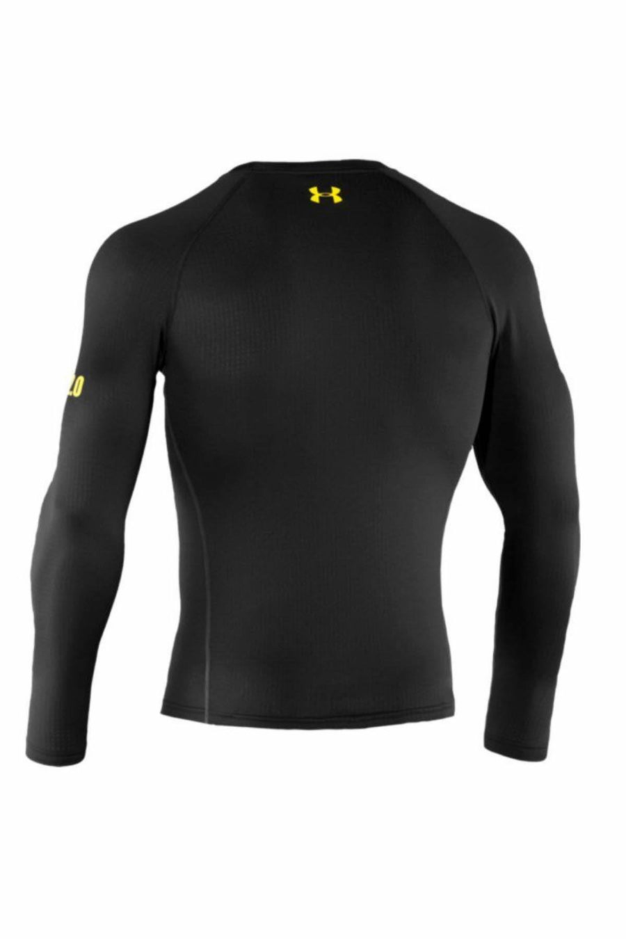 Under Armour Black Cold-Gear Base 2.0 Crew-Neck Long-Sleeve Tee