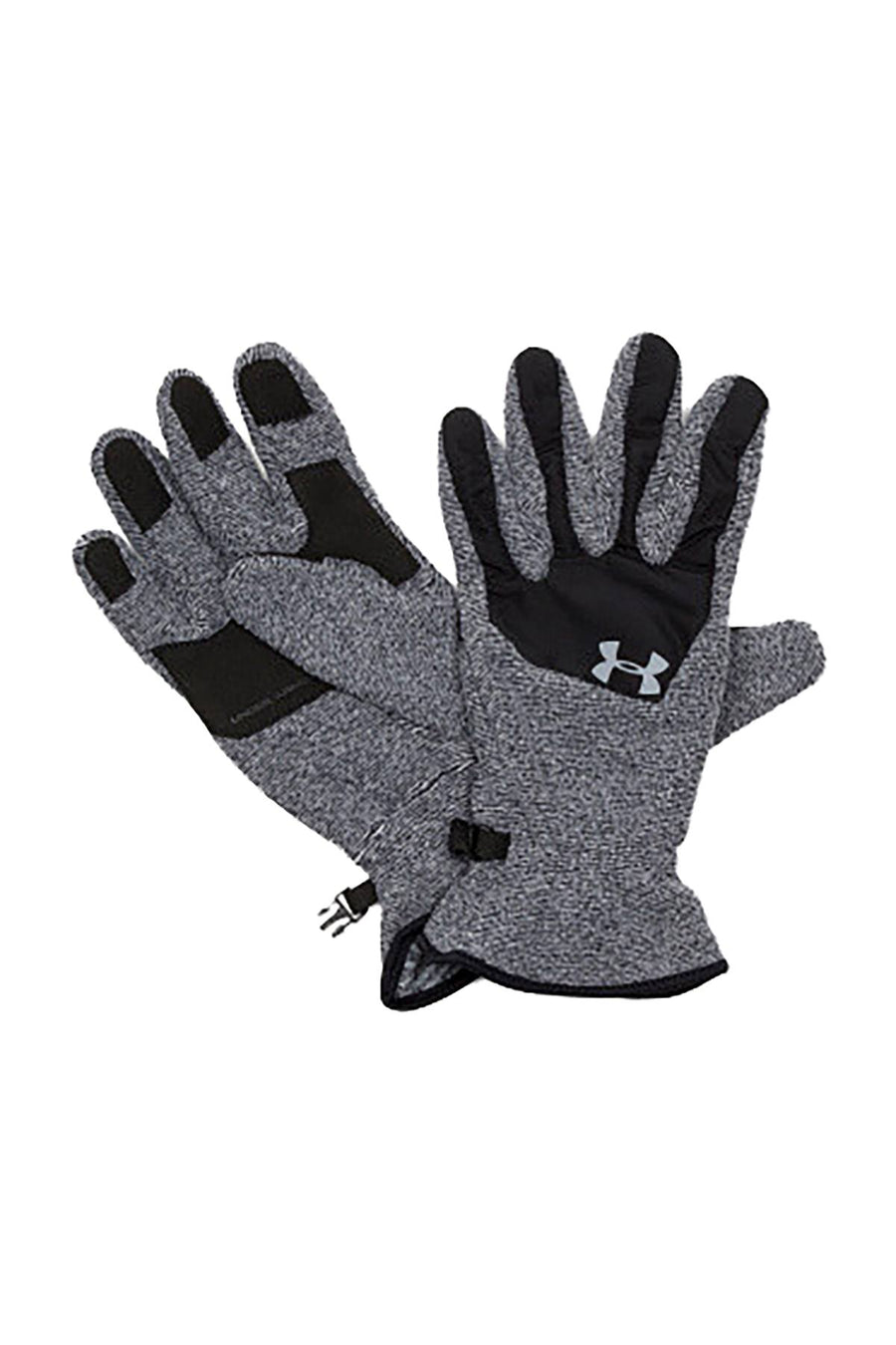 Under Armour Black/Grey ColdGear Survivor Fleece Gloves