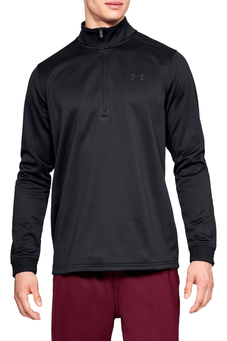 Under Armour Black Performance Fleece Half-Zip Pullover