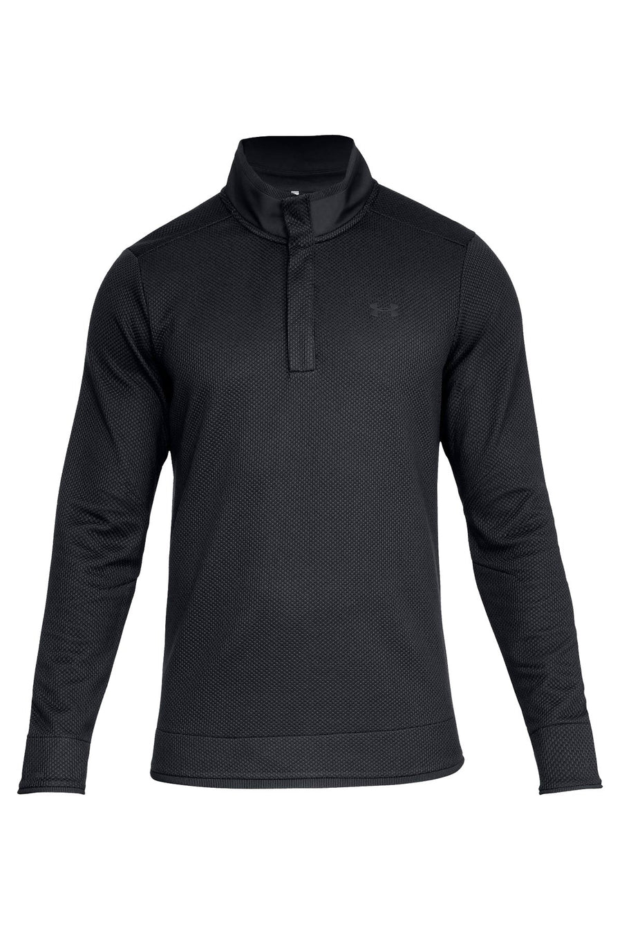 Under Armour Black UA Storm Sweater Fleece Snap Mock Pullover